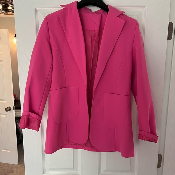 Women's Pink Blazer - Picture 1 of 3